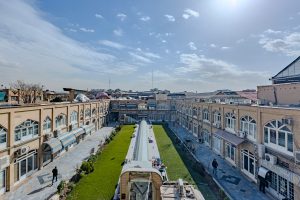 سرای امیرکبیر تهران نمای فضای داخلی بازار